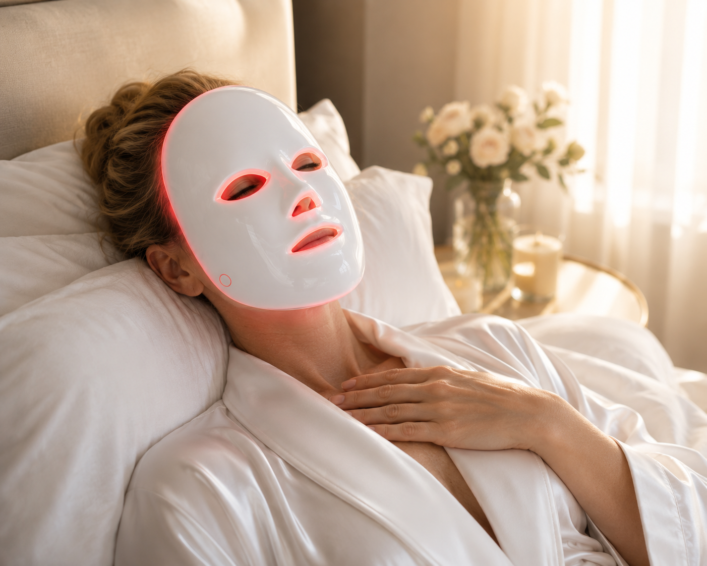 Masque LED LumiGlow™ — Thérapie Lumière 7 Couleurs